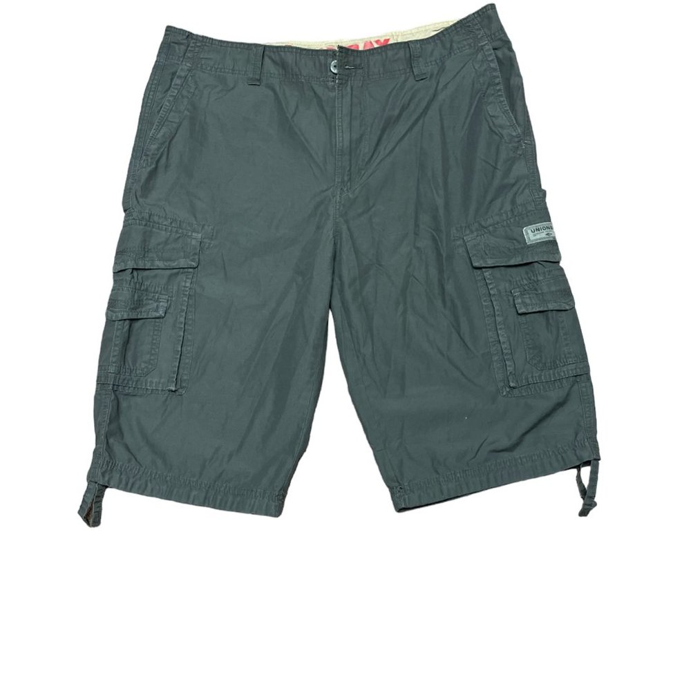 Men's Cordova Gray Belted Cargo Shorts
